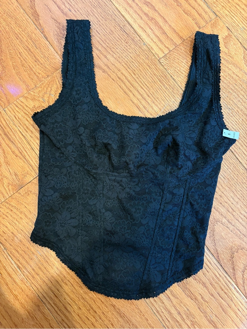 Victoria’s Secret PINK Black Lace Bralette/Brassiere NWT Size Small